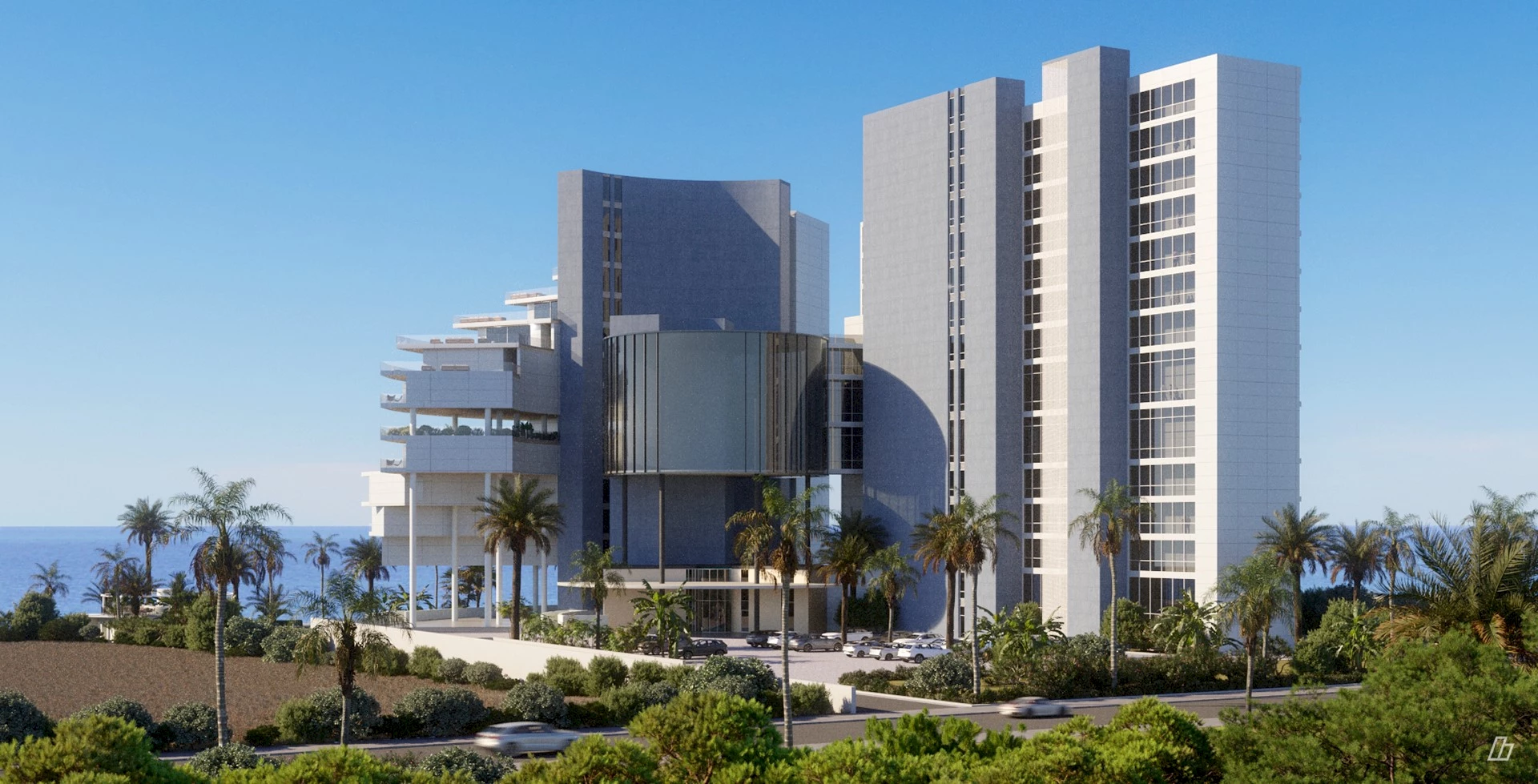 Larnaca'deki BEAU RIVAGE BEACH FRONT RESIDENCES daireleri