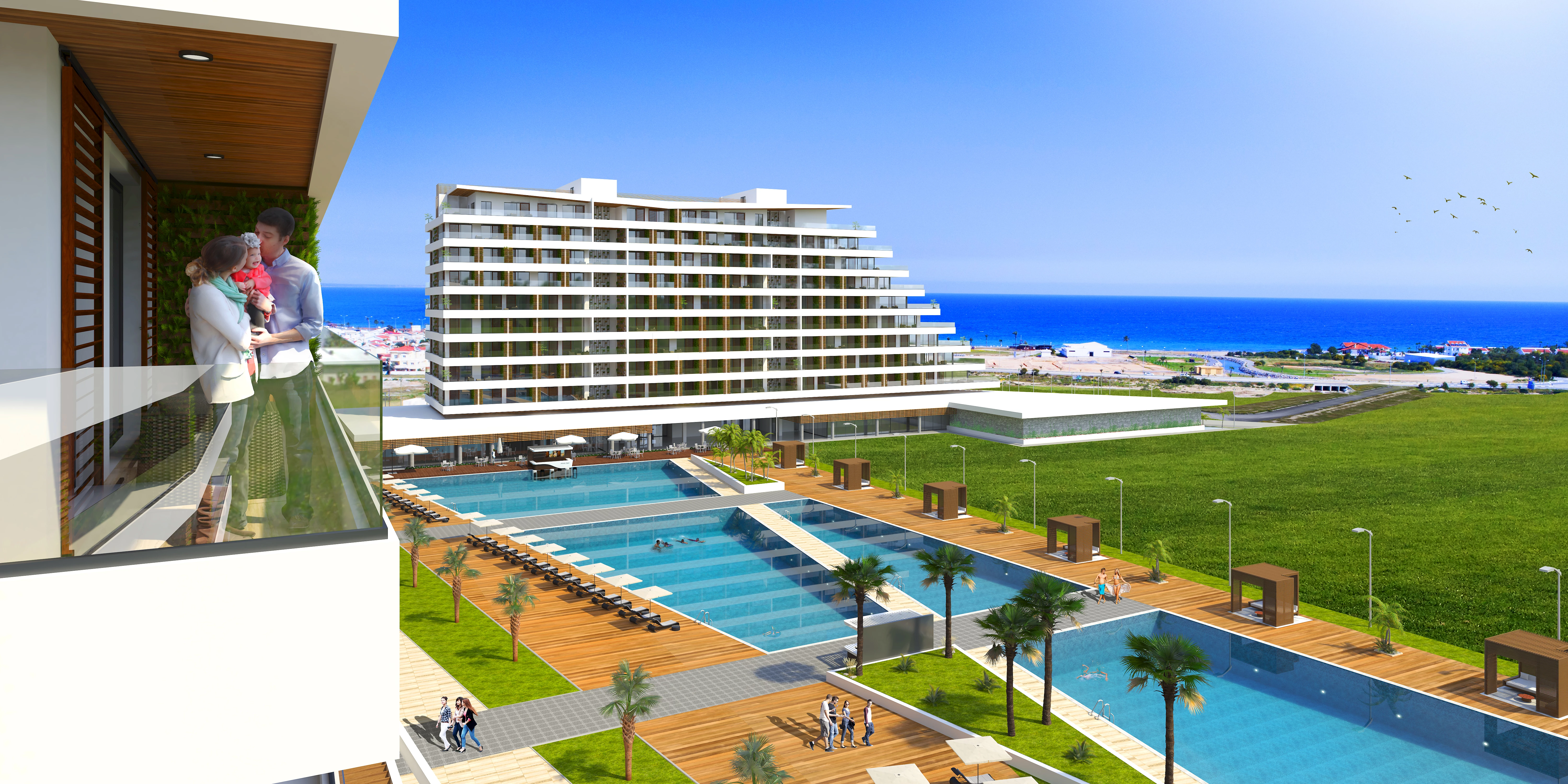 Grand Sapphire Resort projesinde stüdyo daire