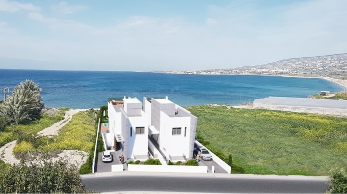 Villas in Paphos, Kissonerga, MARINA BEACHFRONT VILLA