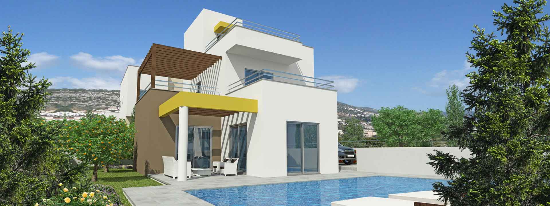 Villas in Paphos, Peyia, Riza Heights 1