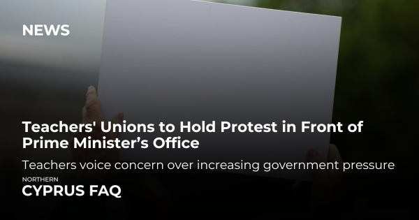 Teachers' Unions to Hold Protest in Front of Prime Minister’s Office